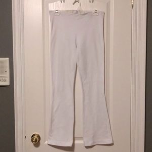 White Flare-Bottomed Trousers